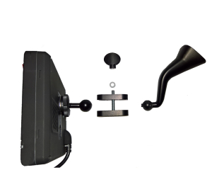 STF-KK02 - MOBILLINE Monitorhalter (Kugelklemme) für Rückspiegel